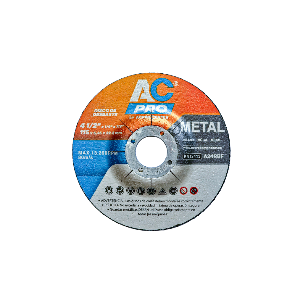 Disco-de-Desbaste-Metal-7pulgadas-Acerocenter AC PRO