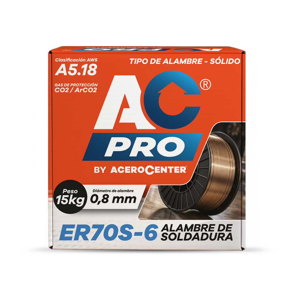 ER70S-6-15kg-0,8-mm-Alambre-Sólido-Acerocenter ACPRO